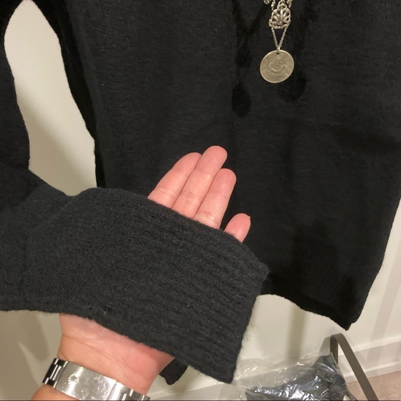 MAISON MERE BLACK CASHMERE SWEATER DRESS - Picture 2 of 5